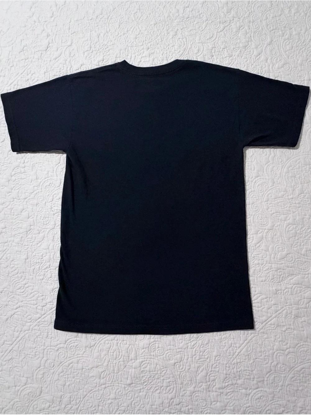 Vans | Off The Wall Classic Script Logo T-Shirt | Size Small | Navy